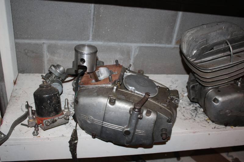 lot 214 image: Motorcycle Engine Parts