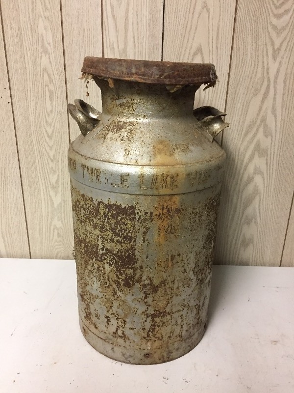 lot 26 image: Turtle Lake Milk Can