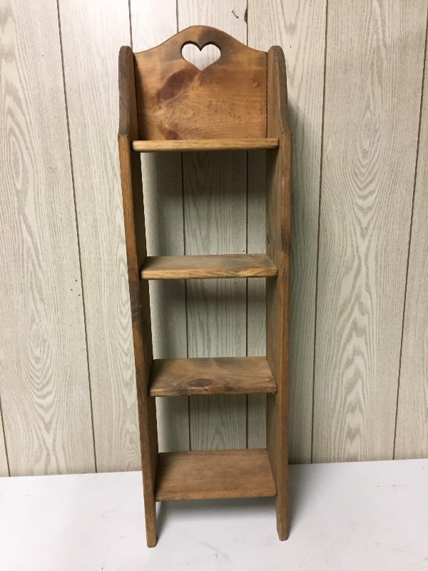 lot 39 image: Pine Rack with Shelves