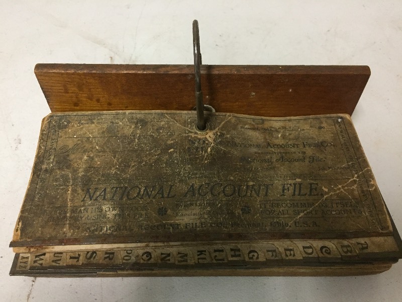 lot 61 image: National Account File - 1895 - Desk Office Accessory
