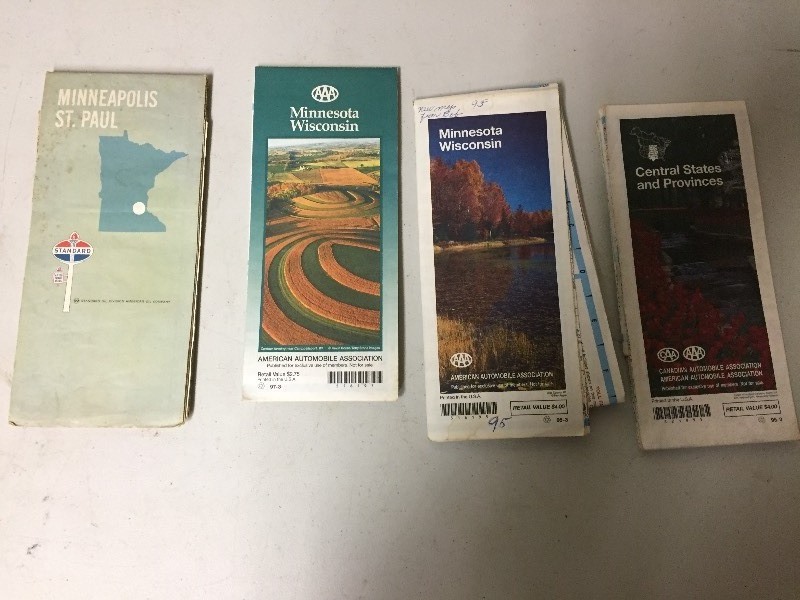lot 71 image: MN & WI Maps 60s & 90s