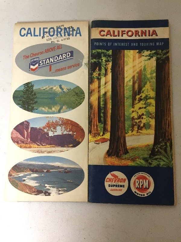 lot 68 image: California Maps 1950 & 1960