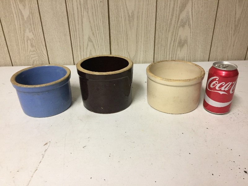 lot 106 image: Crocks - Tan, Blue, Brown