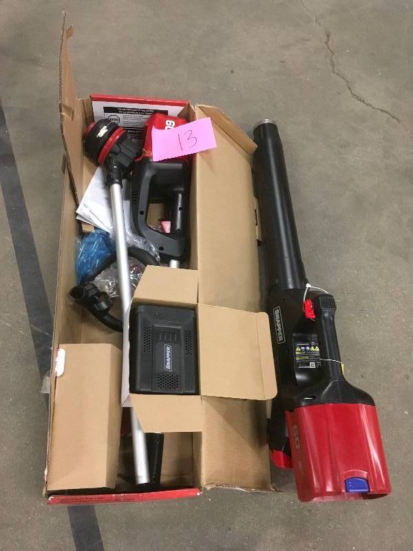 Snapper ST60V 60V String Trimmer and Blower Includes 1- 2Ah Battery and Charger