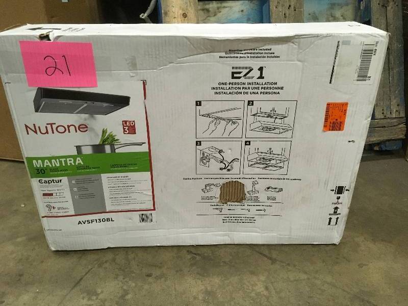 NuTone Mantra 30 in. Convertible Range Hood in Stainless Steel (Silver)