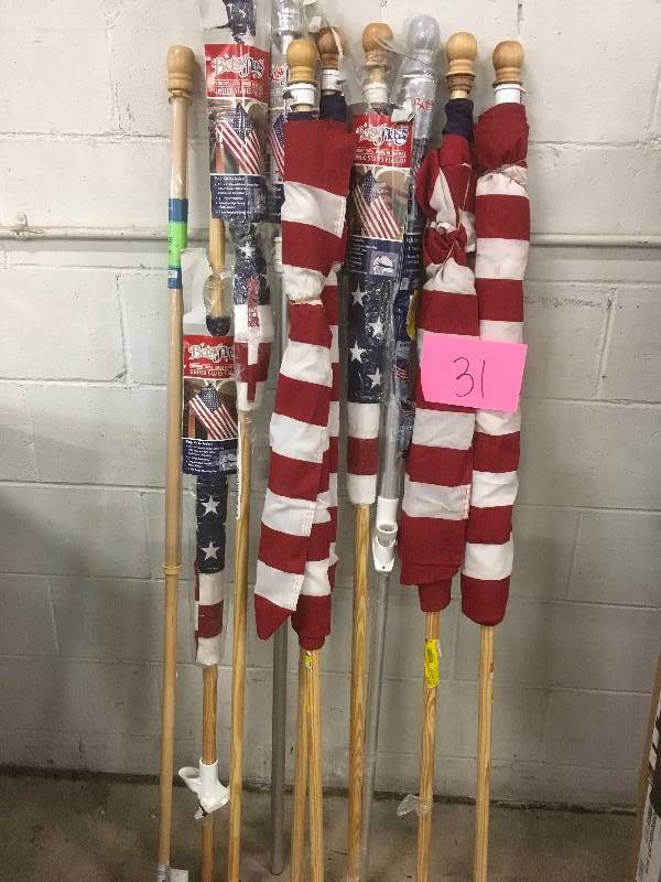 Lot of USA Flags
