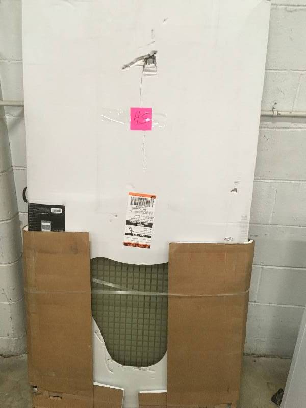 Delta Faucet Delta Shower Enclosures 60 in. Sliding Tub Door Glass Panel in Mozaic SDGT060-CL