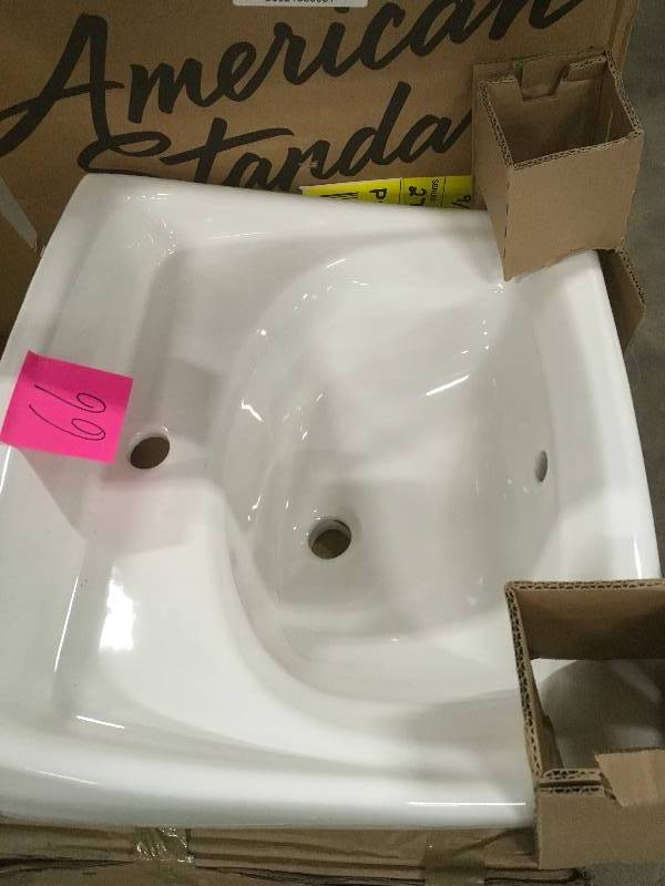 Lucerne Wall-Mount Bathroom Sink in White