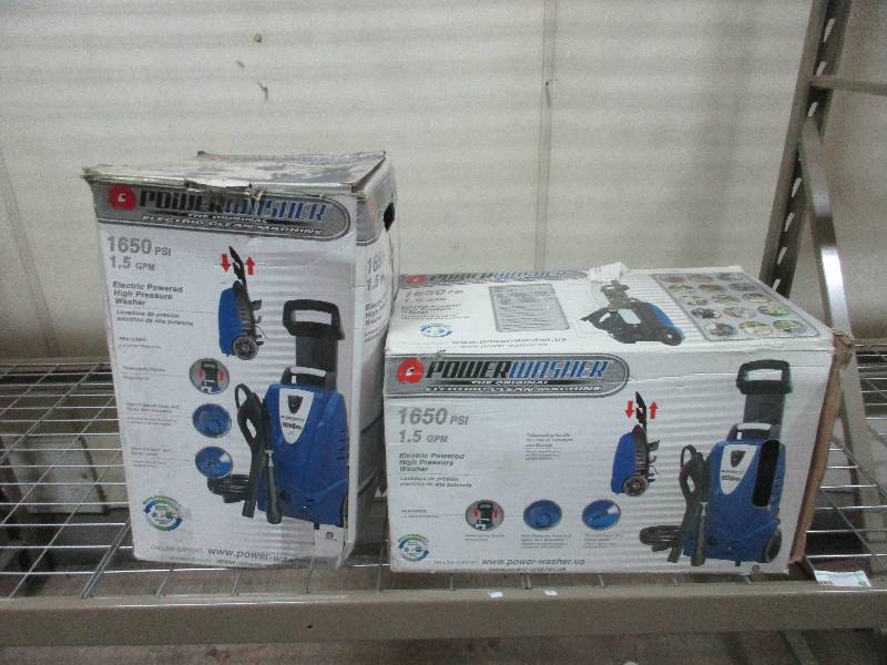 lot 43 image: 1650 psi pressure washers
