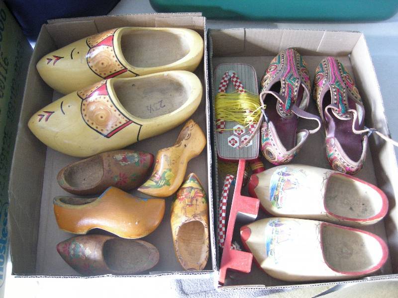 lot 81 image: Wooden Shoe Collection