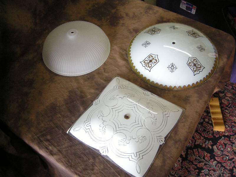 lot 94 image: Vintage Light Covers