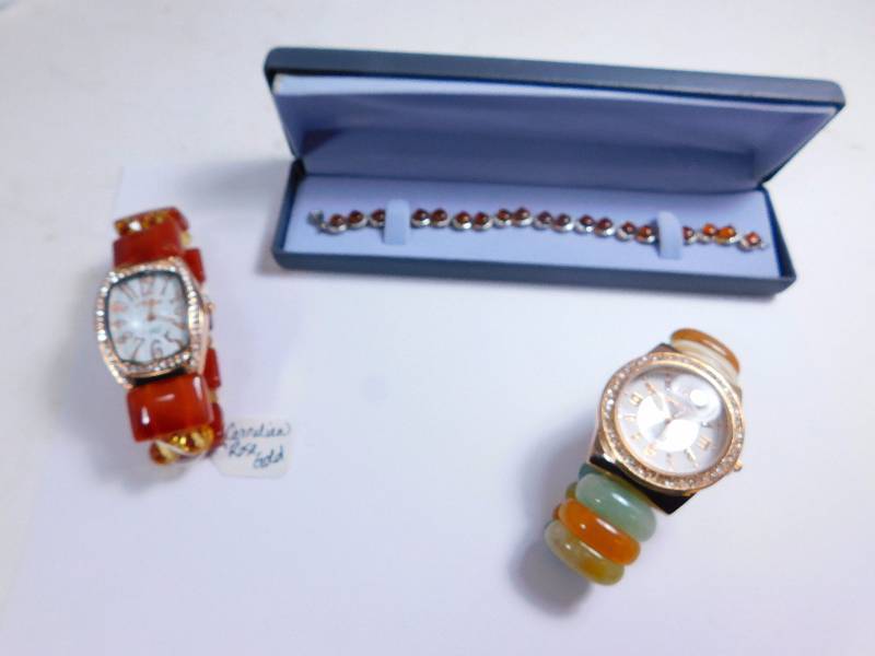 (2) New Watches and (1) Bracelet