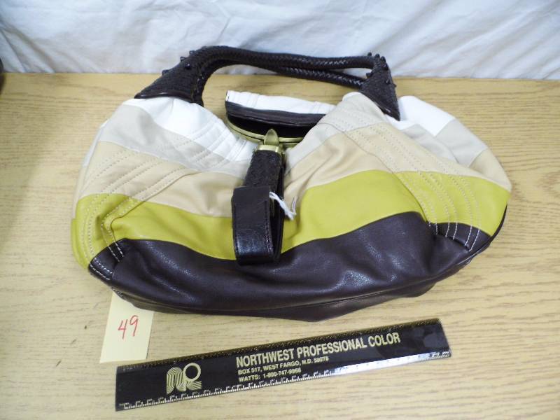 lot 49 image: Brown Multi Color Purse