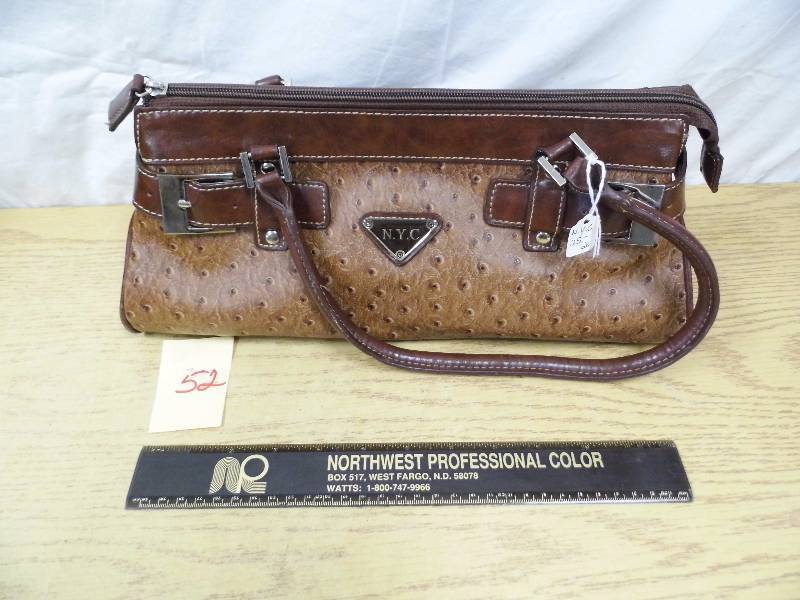 lot 52 image: NYC Ostritch Purse