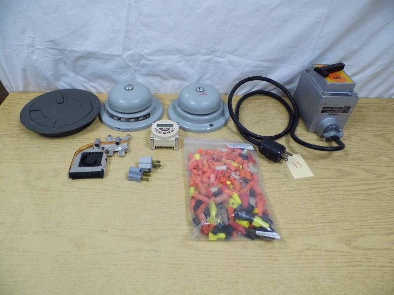 lot 93 image: Snap Switch - Alarm Bells - Electrical Misc