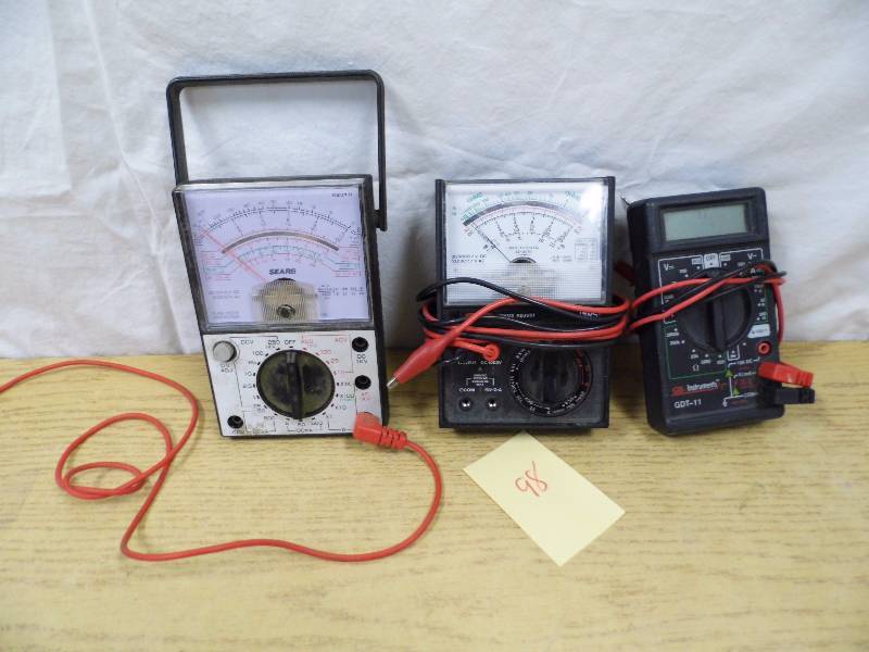lot 98 image: Multimeters