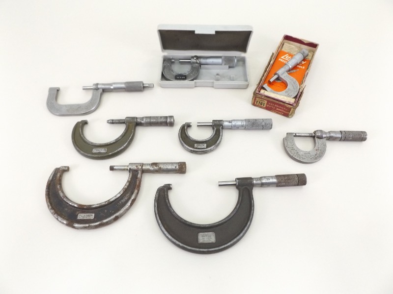 Lot of Starrett, NSK, Lufkin Micrometers&nbsp