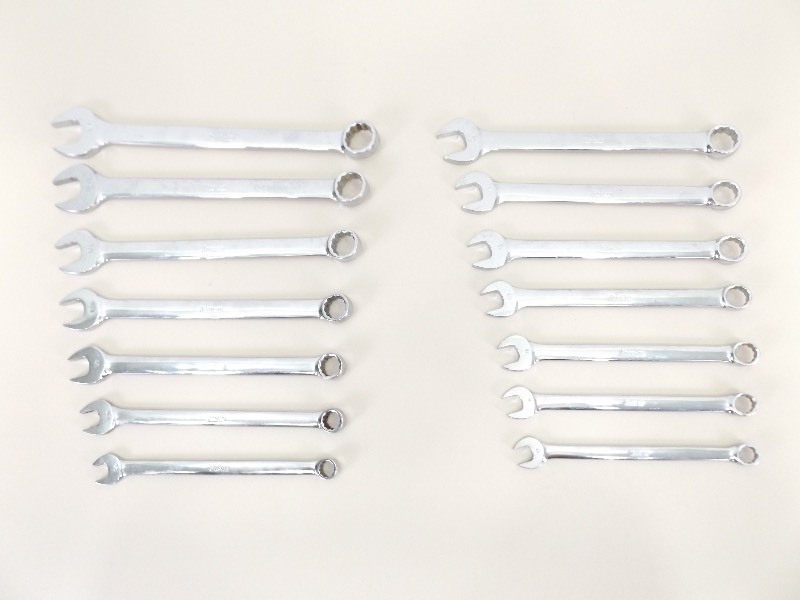 2 Snap-On Standard and Metric Open End Wrench Sets