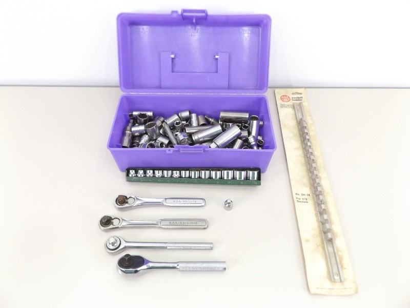Lot of Misc. 38 Sockets, Wrenches, etc.