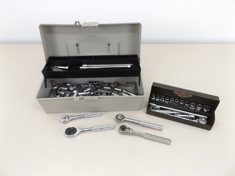Lot of Misc. 14 Sockets, Wrenches, etc.