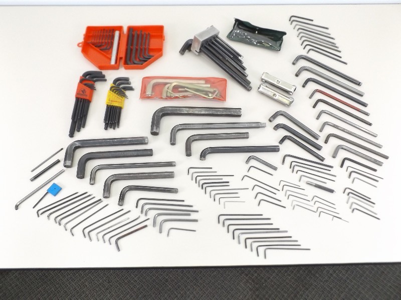 Large Lot of Various Standard and Metric Allen Wrenches