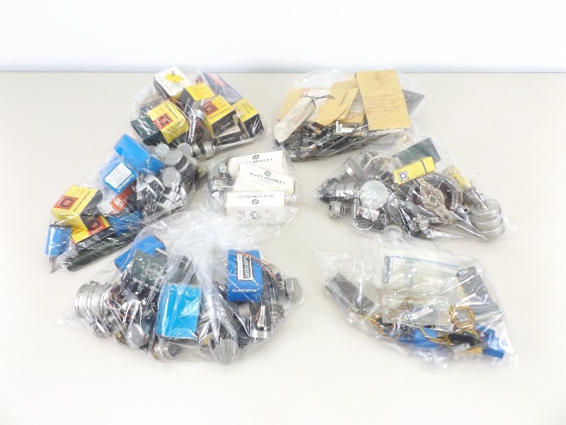 Large Lot of New and Used Potentiometers, Rheostats, etc.