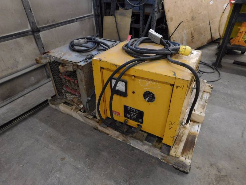 lot 26 image: Two 36 Volt Chargers