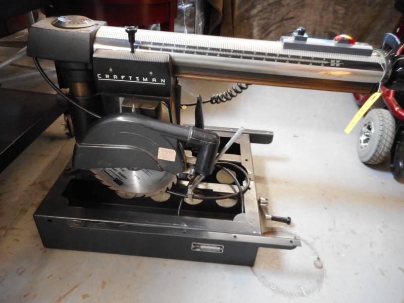 lot 401 image: CRAFTSMAN RADIAL ARM SAW