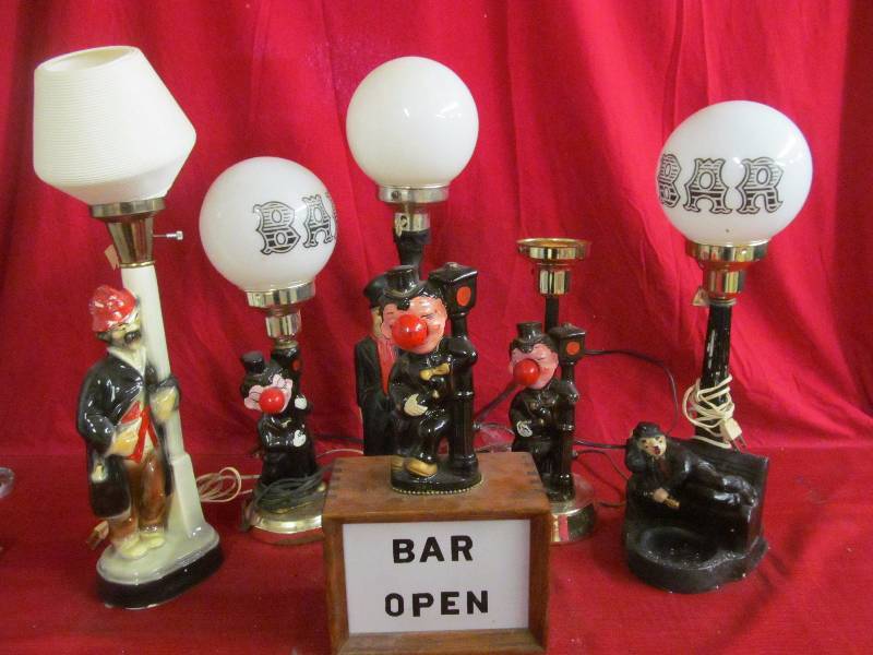 clown bar lamp