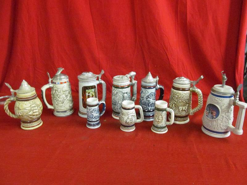 lot 114 image: beer steins