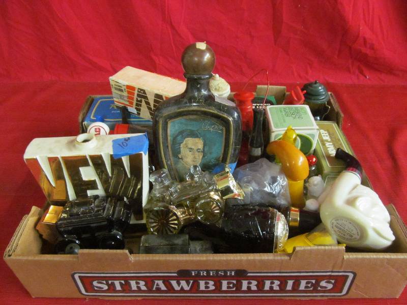 lot 115 image: vintage Avon decanters