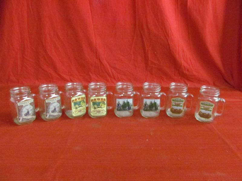 lot 119 image: John Deere jar mugs
