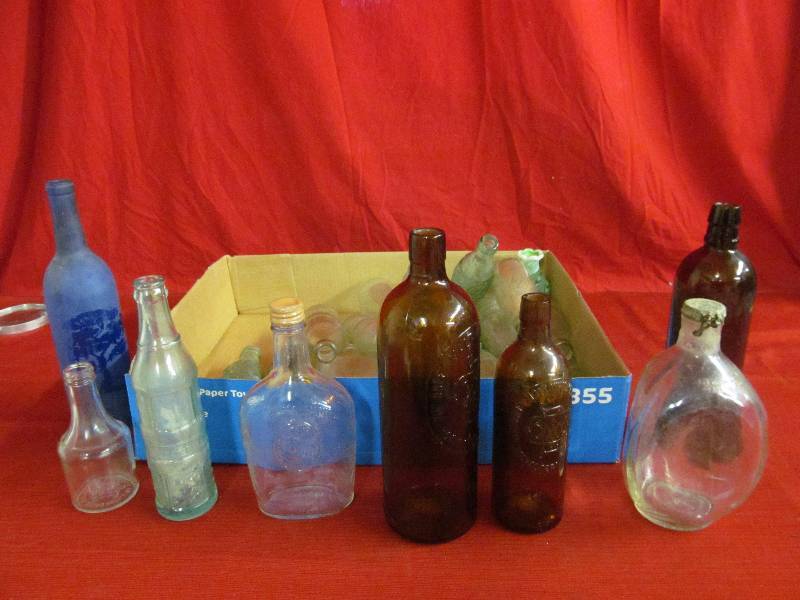 lot 122 image: vintage bottles