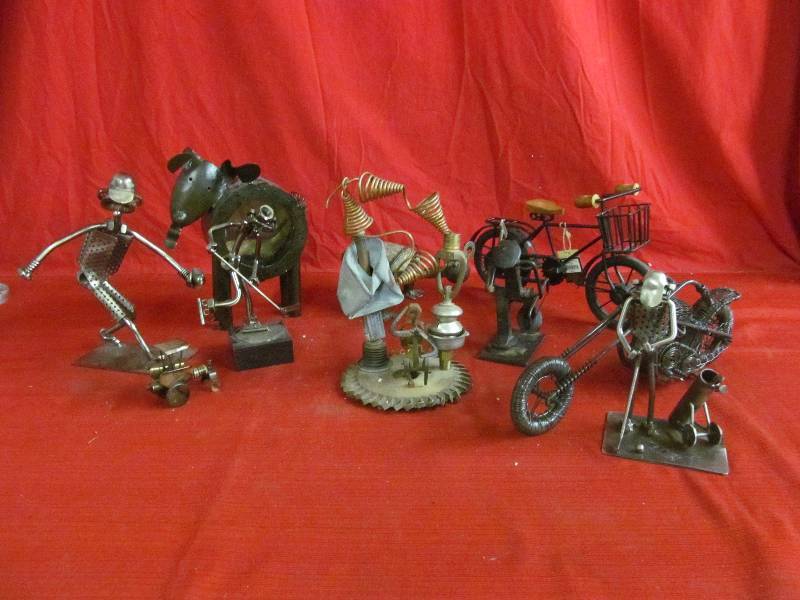 lot 130 image: metal art