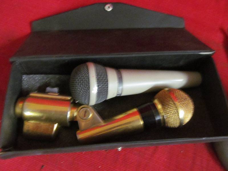 lot 204 image: Micro phones , Notary sealer