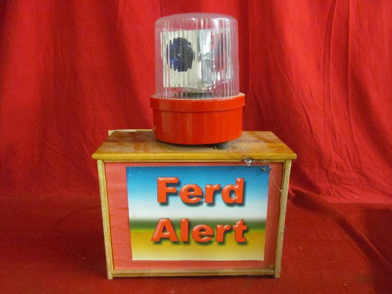 lot 228 image: Homemade alarm box
