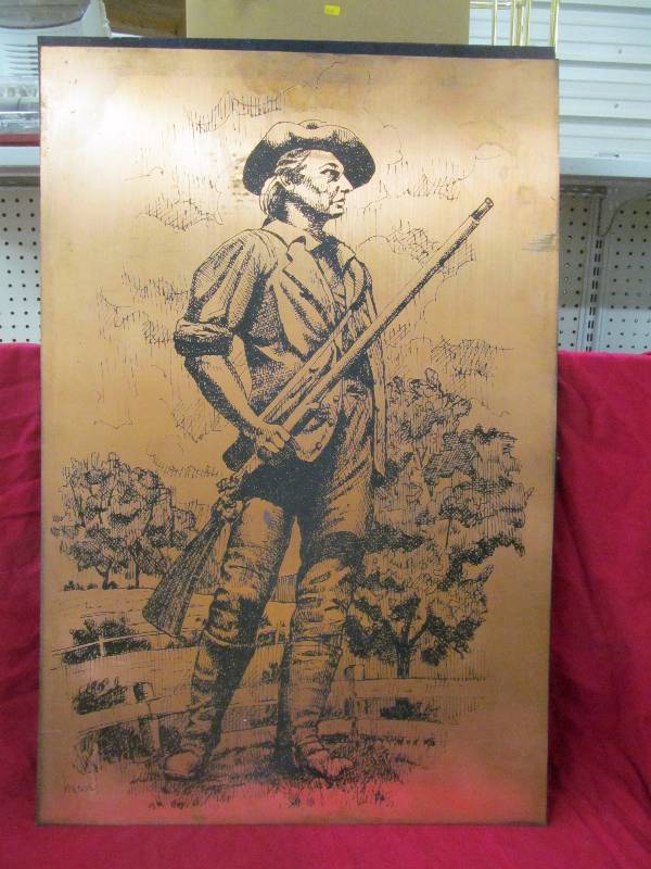lot 257 image: Acid etched art