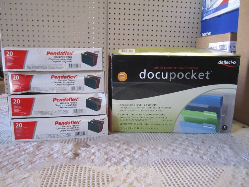 4 Boxes of 20 each Hanging Folders ...