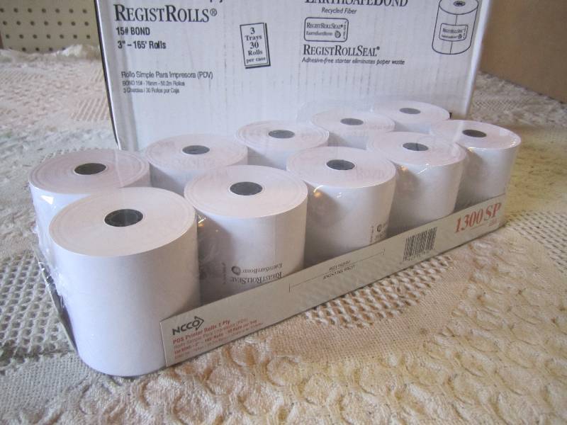 Case of 30 POS Printer Rolls 3 inch...