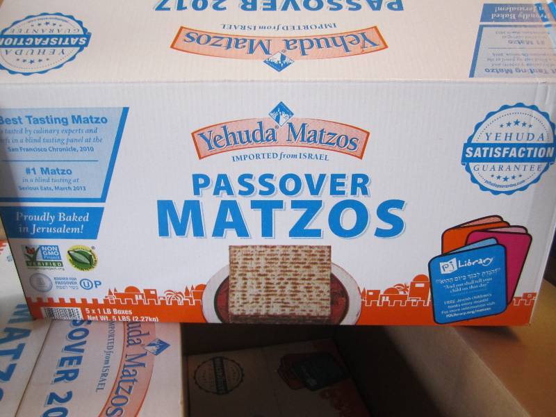 Case of Passover Matzos 6 Boxes of ...