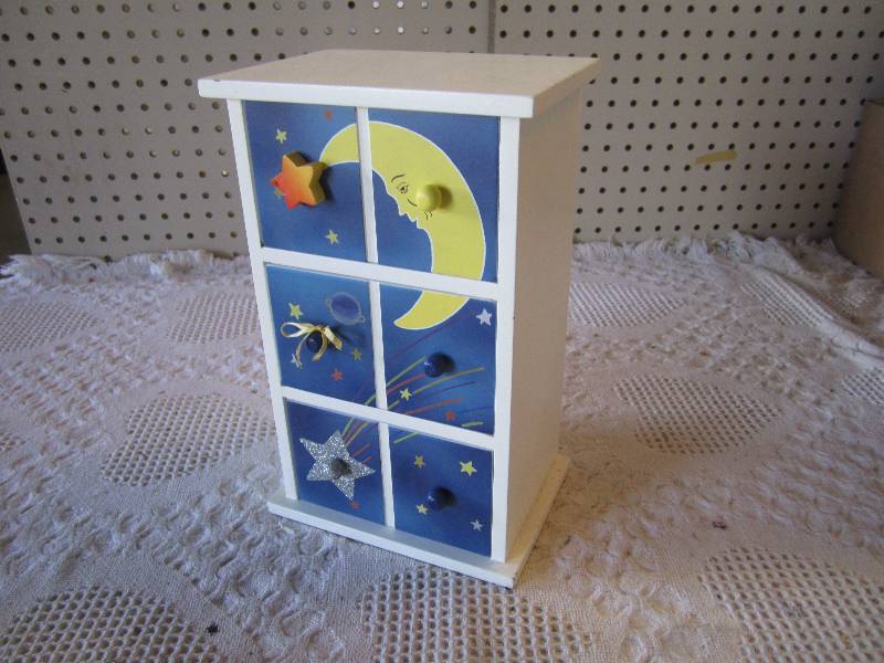 3 Drawer Jewelry Hutch full of misc...