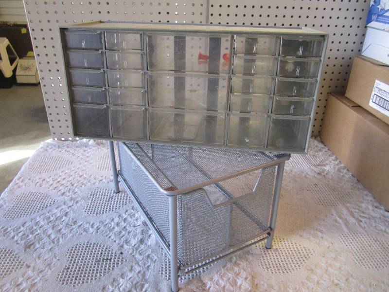 Lot of 2 Organizers Plastic 23 Draw...