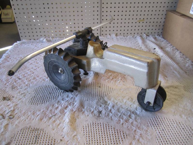 Vintage Cast Iron Tractor Lawn Spri...