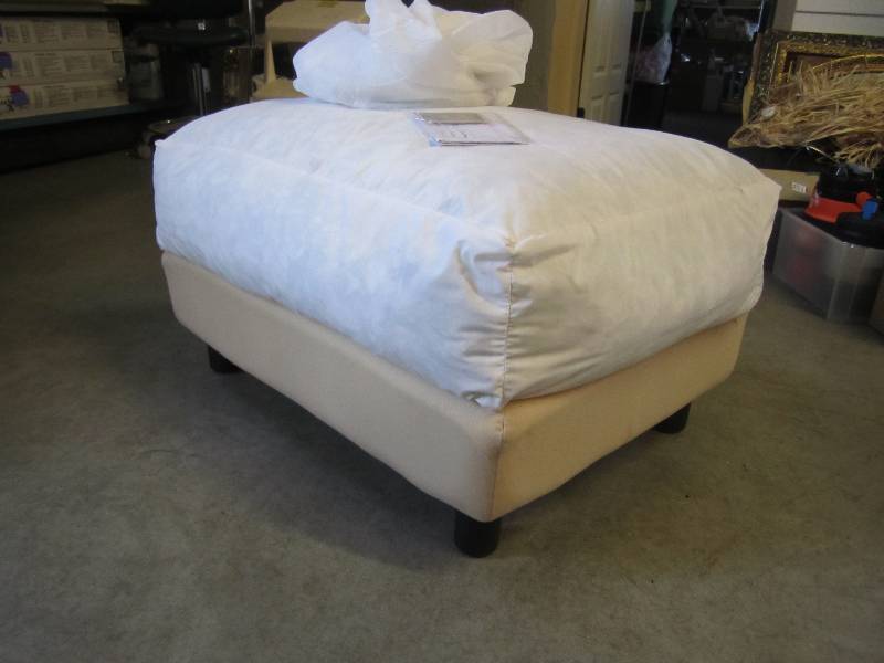 Down Topped Ottoman Approx. 32 x 2...