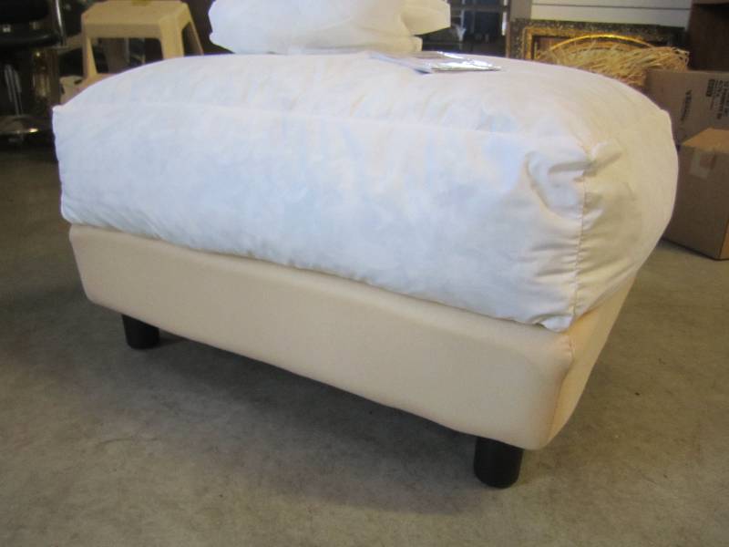 Down Topped Ottoman Approx. 32 x 2...