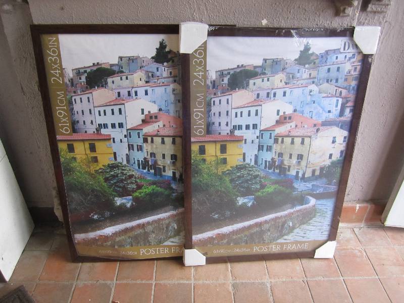 Lot of 2 Large 24 x 36 Poster Fra...
