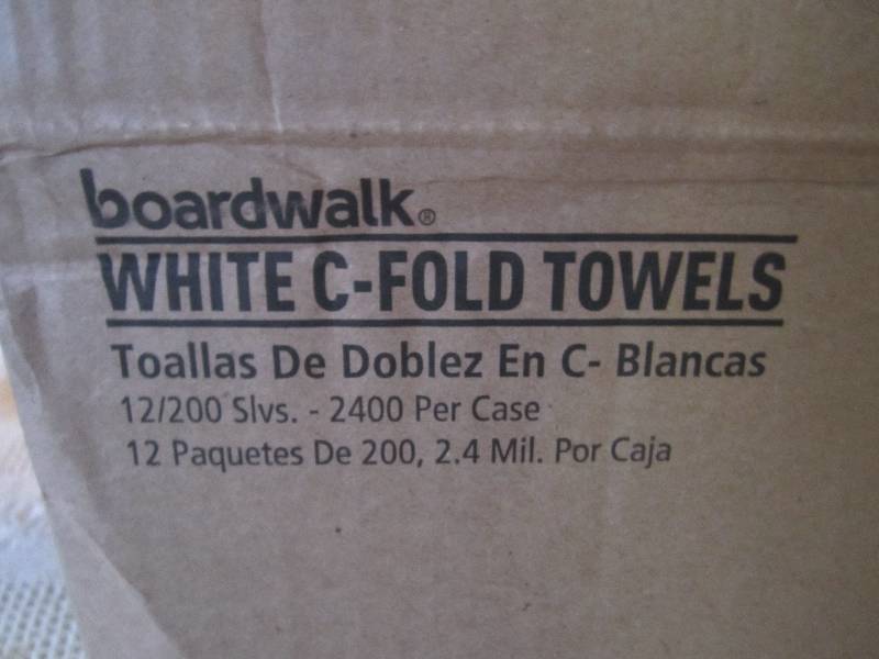 White C-Fold Towels Case of 12 pack...