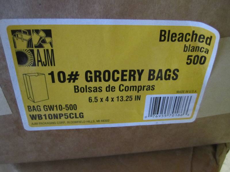 1000 - 10# Grocery Bags 2 packs of ...