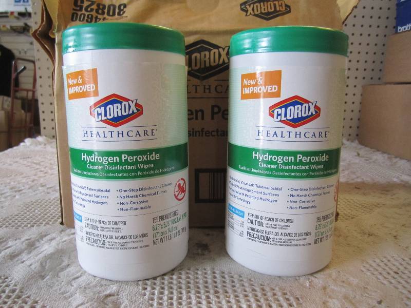 Lot of 6 Clorox Hydrogen Peroxide C...