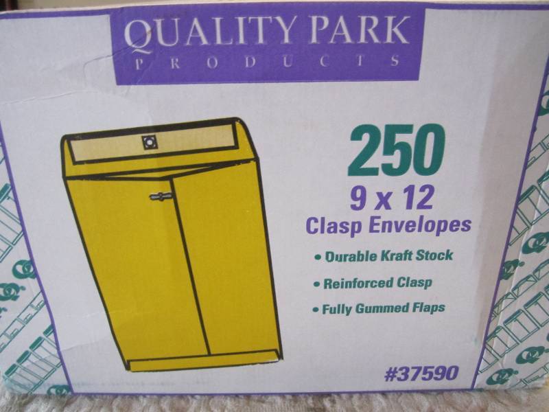 Box of 250 - 9 x 12 Clasp Envelop...